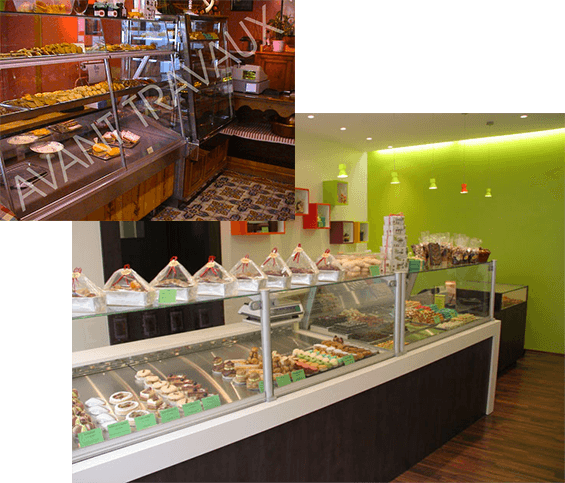 Réalisation pour la Pâtisserie Amedro à Belleville sur Saone (69) 